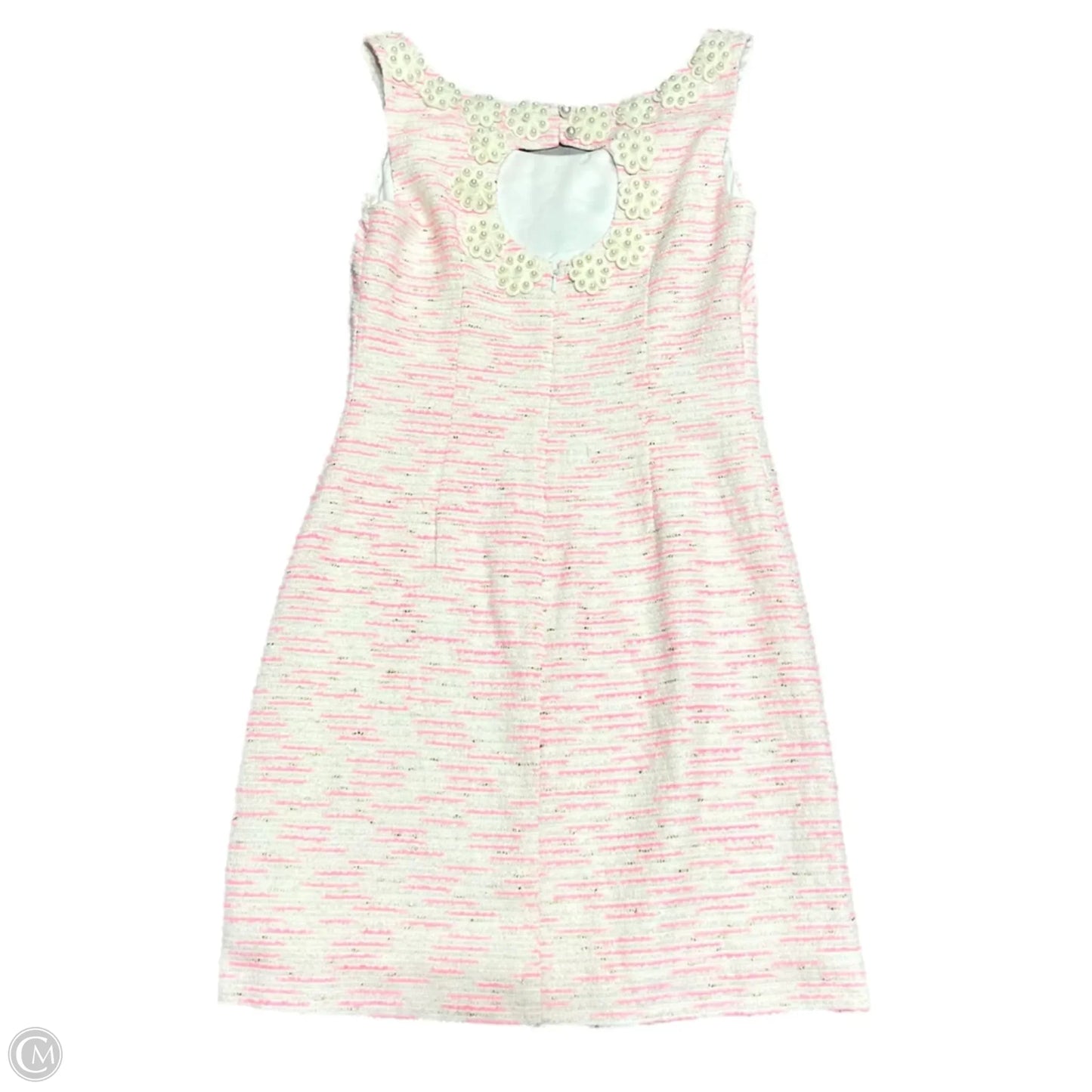Dress Designer By Lilly Pulitzer In Cream & Pink, Size: Xs