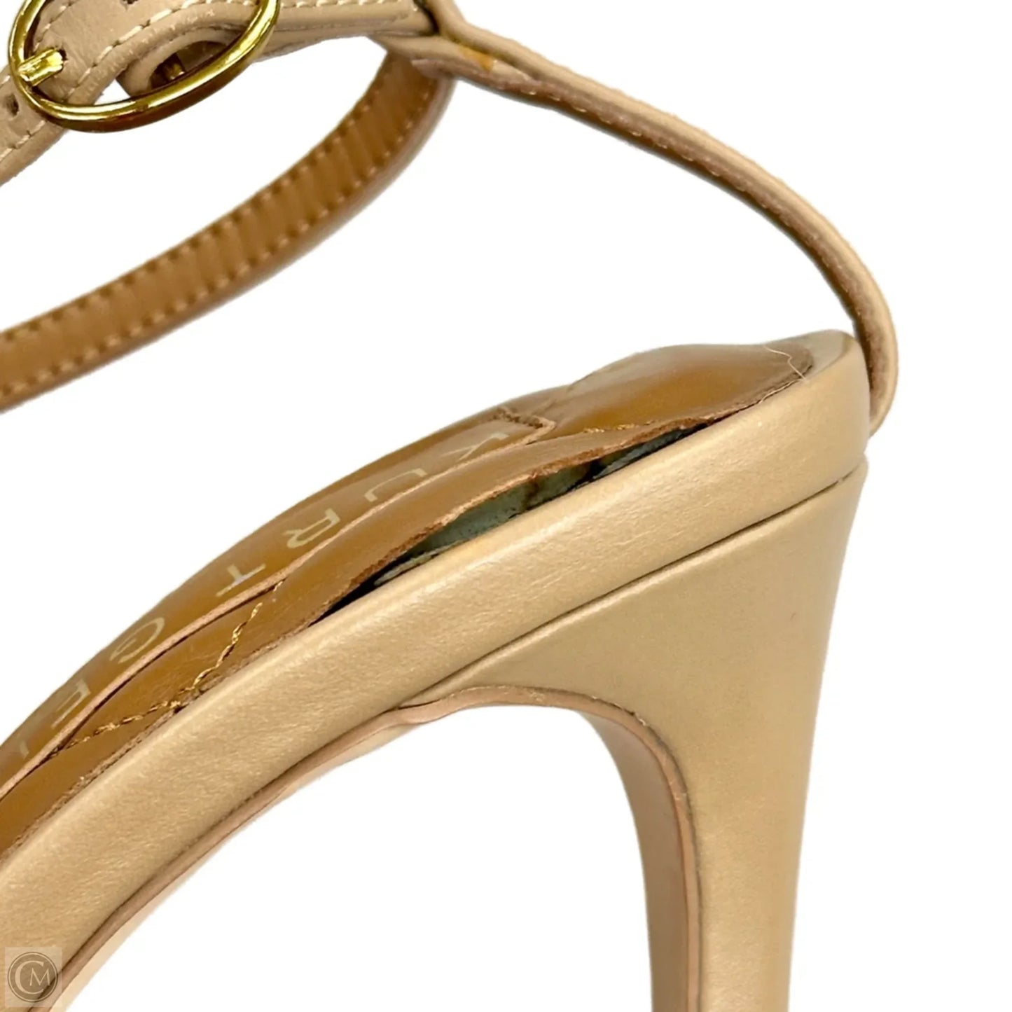 Sandals Designer By Kurt Geiger In Tan, Size: 5.5