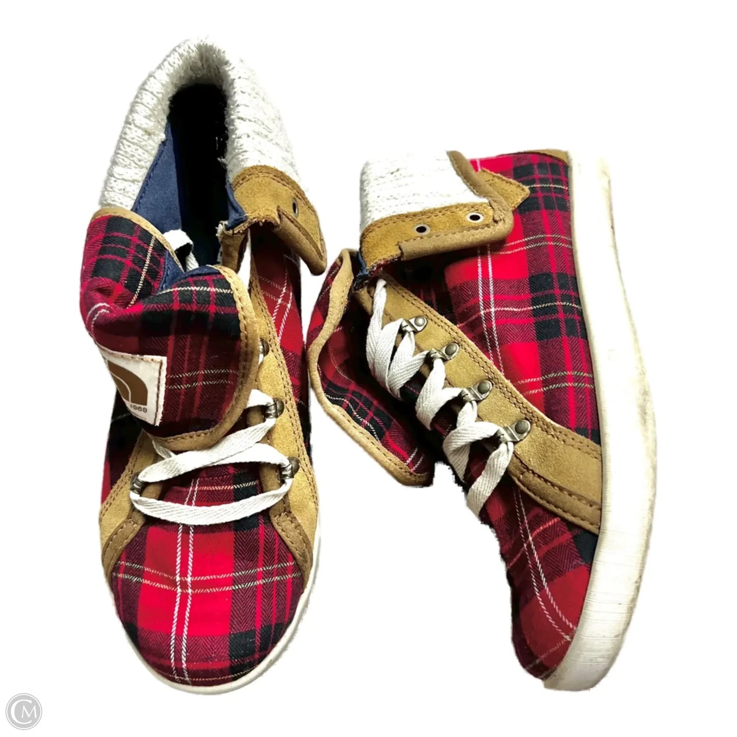 Boots Ankle Flats By The North Face In Red, Size: 6