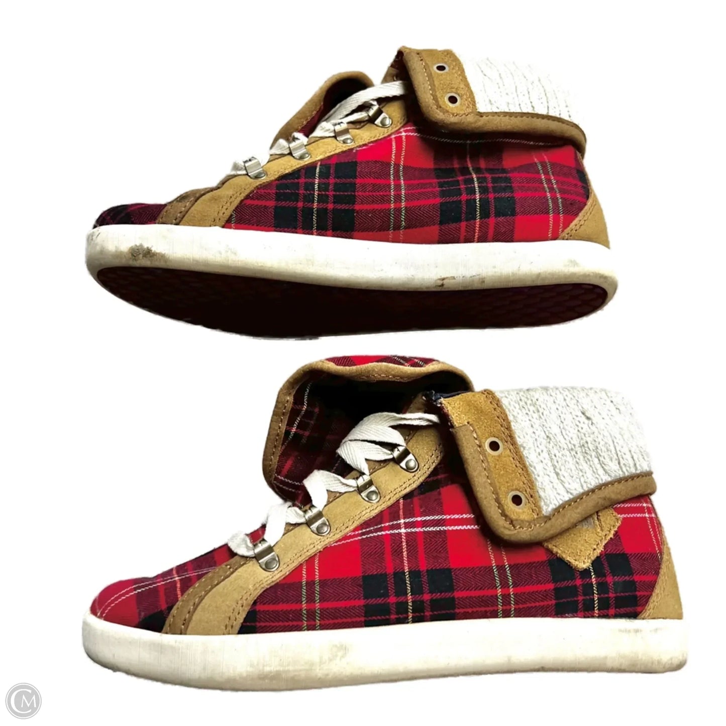 Boots Ankle Flats By The North Face In Red, Size: 6