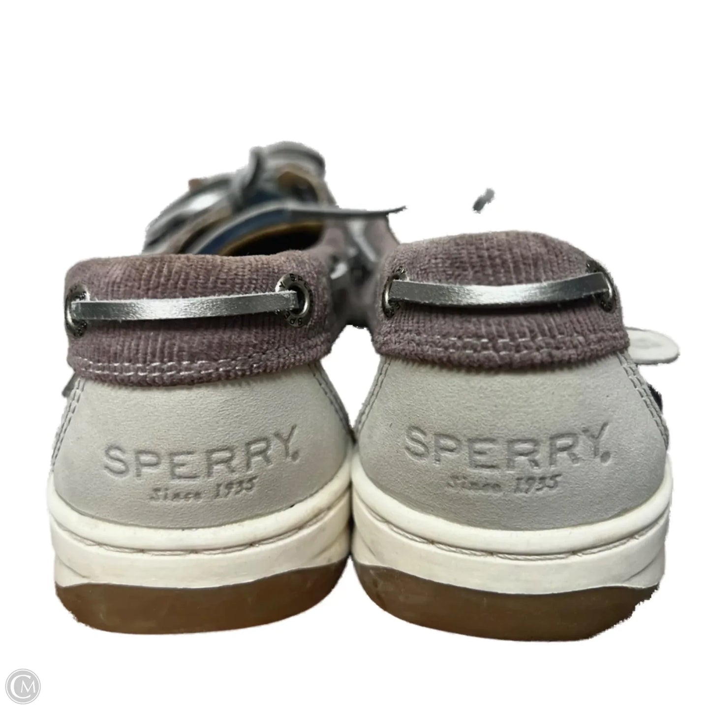 Shoes Flats By Sperry In Blue & Grey, Size: 6.5