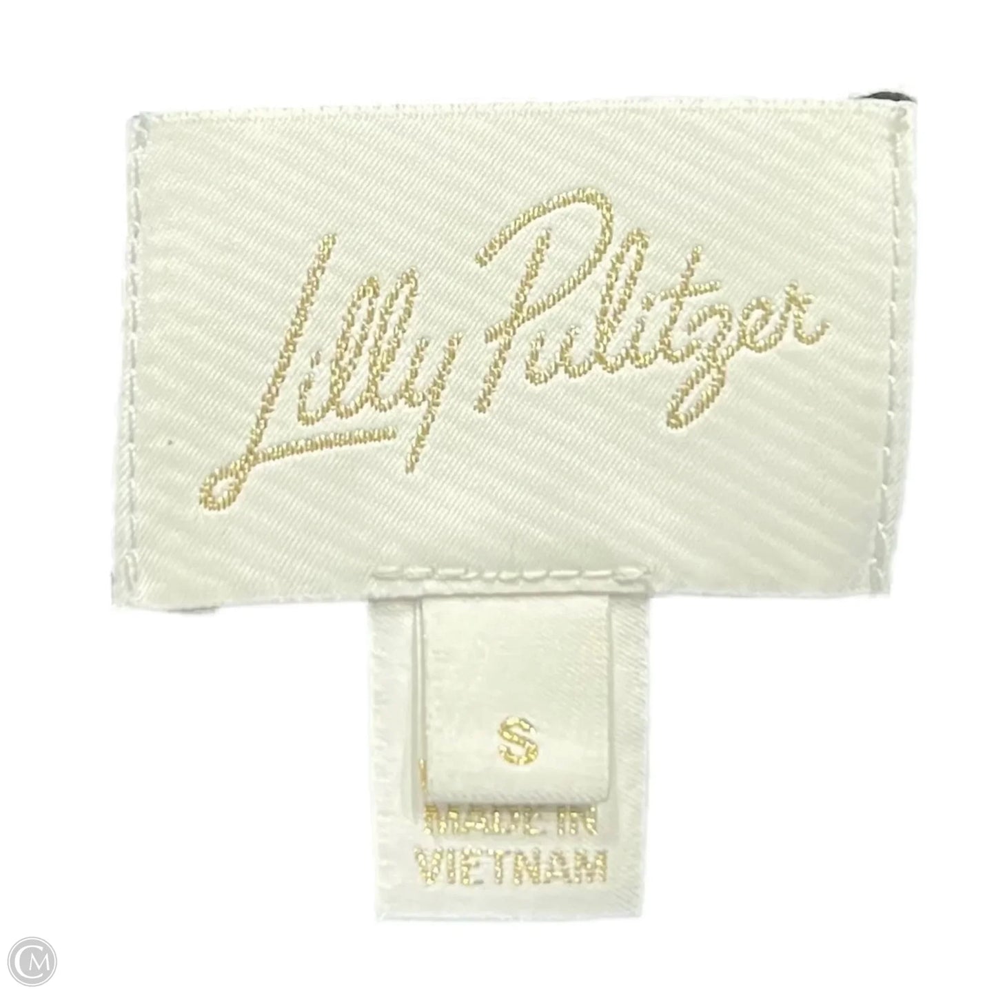 Dress Designer By Lilly Pulitzer In Black & Gold, Size: S