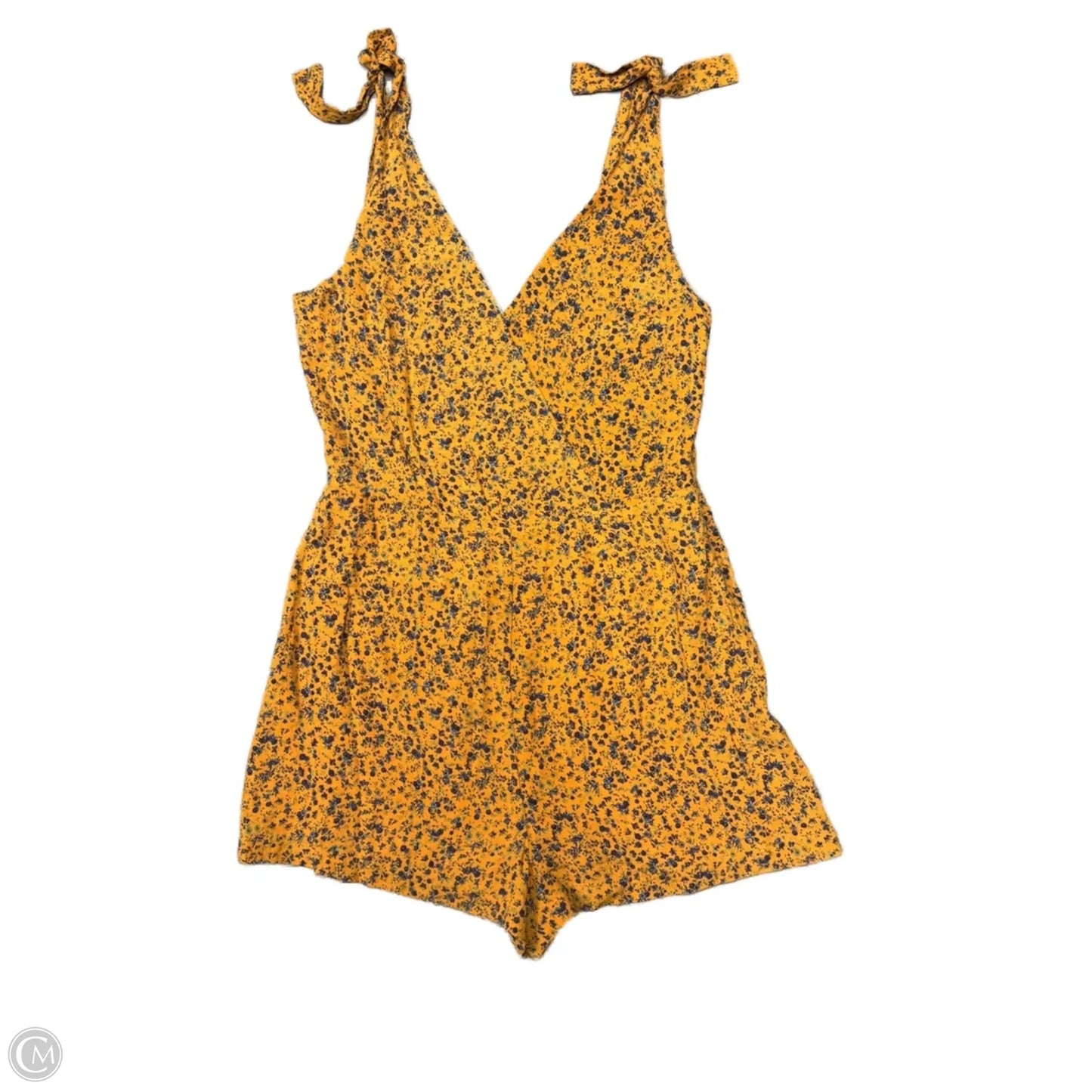 Romper By Urban Outfitters In Blue & Yellow, Size: S