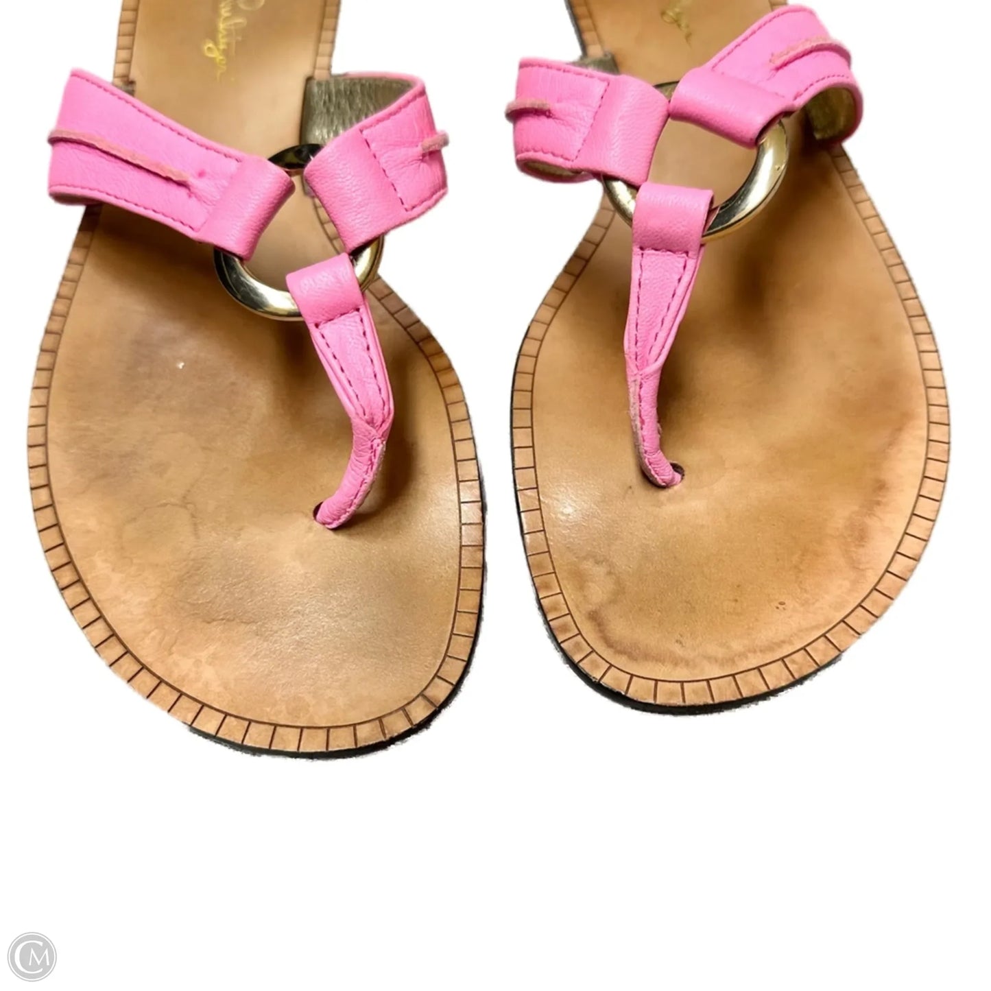 Sandals Designer By Lilly Pulitzer In Pink, Size: 7.5