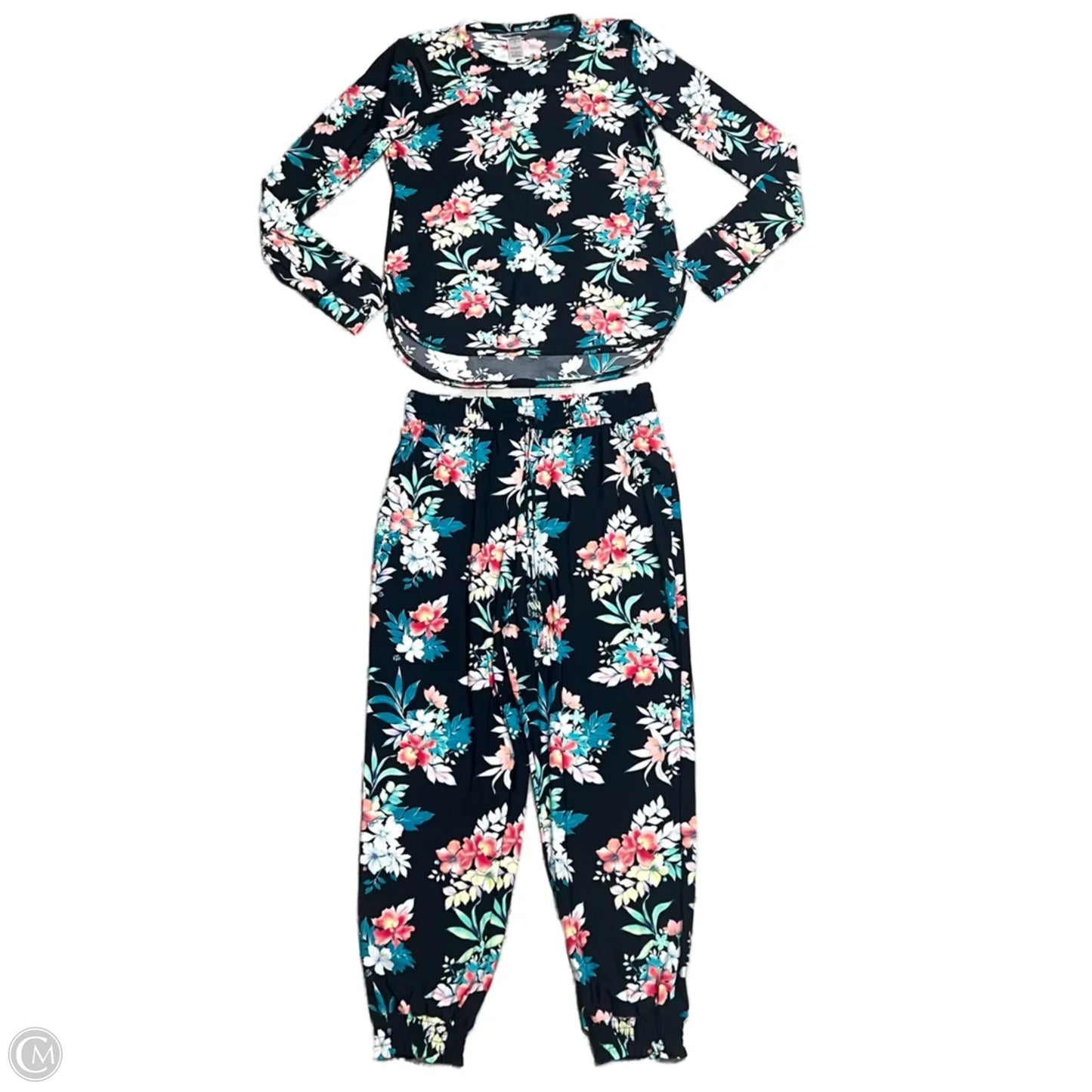 Pants Set 2pc By Tommy Bahama In Floral Print, Size: 8