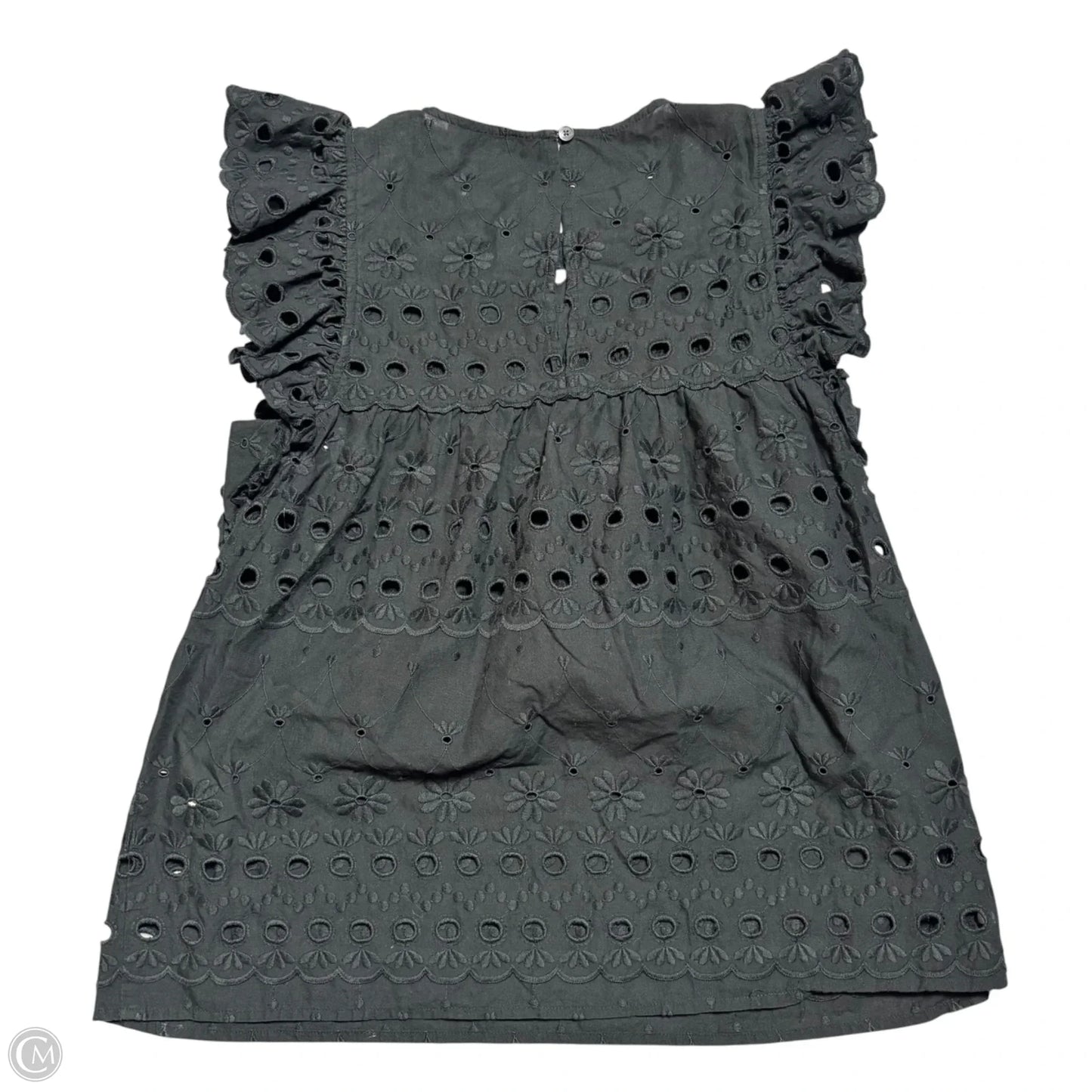 Top Sleeveless Designer By Kate Spade In Black, Size: S