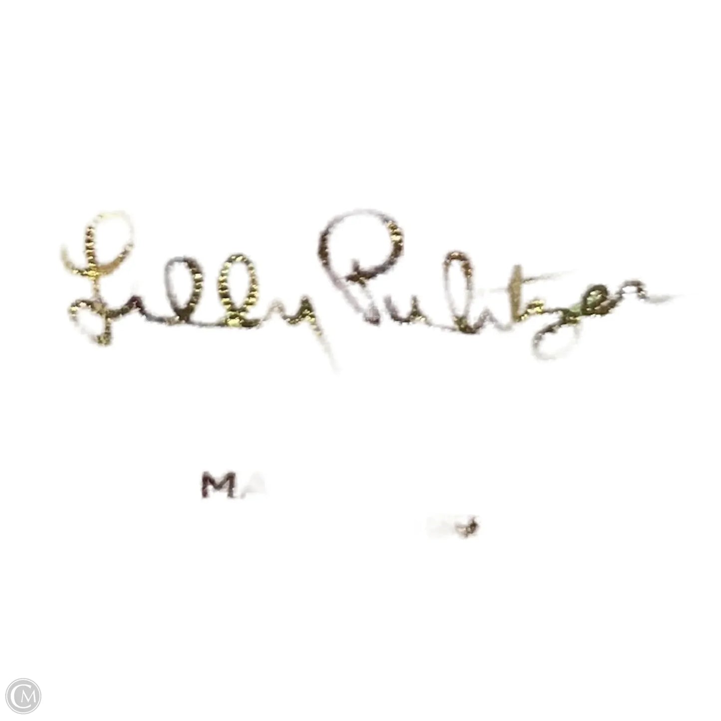 Top Sleeveless Designer By Lilly Pulitzer In Peach, Size: S