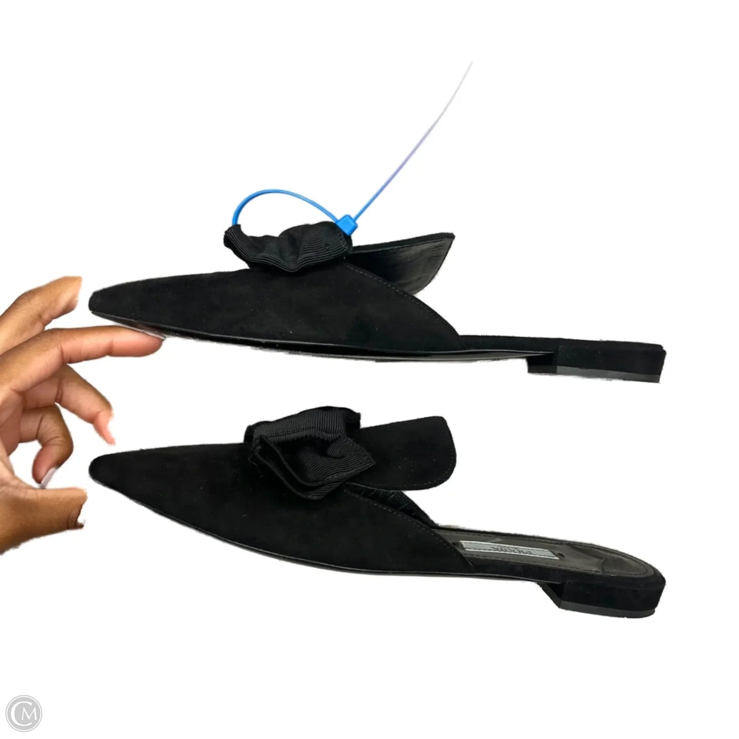 Shoes Luxury Designer By Prada In Black, Size: 7