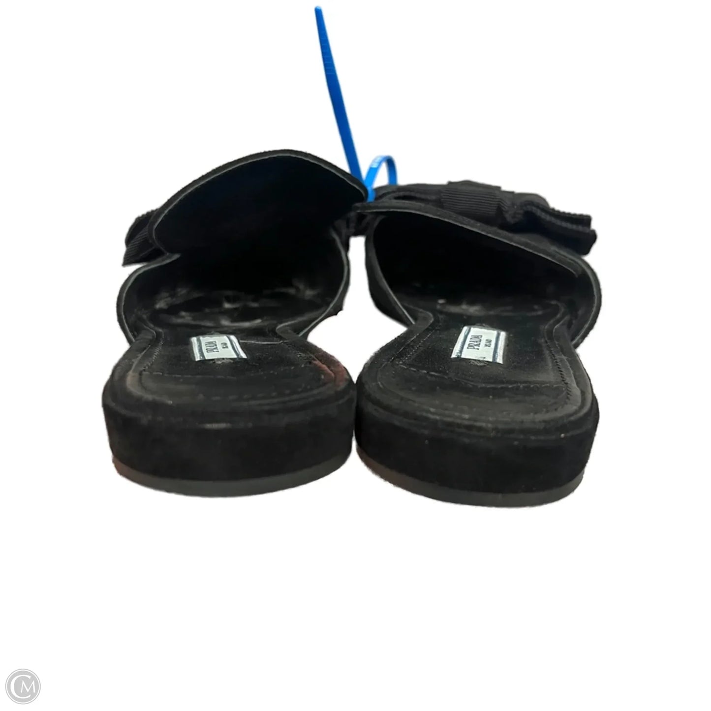 Shoes Luxury Designer By Prada In Black, Size: 7