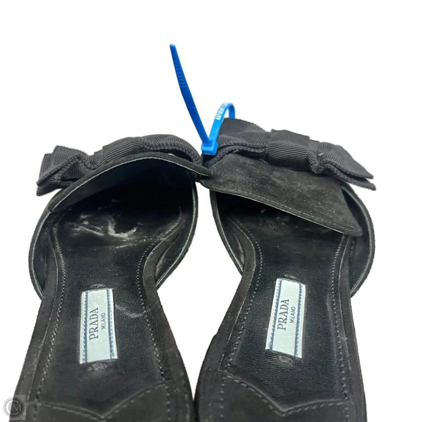 Shoes Luxury Designer By Prada In Black, Size: 7