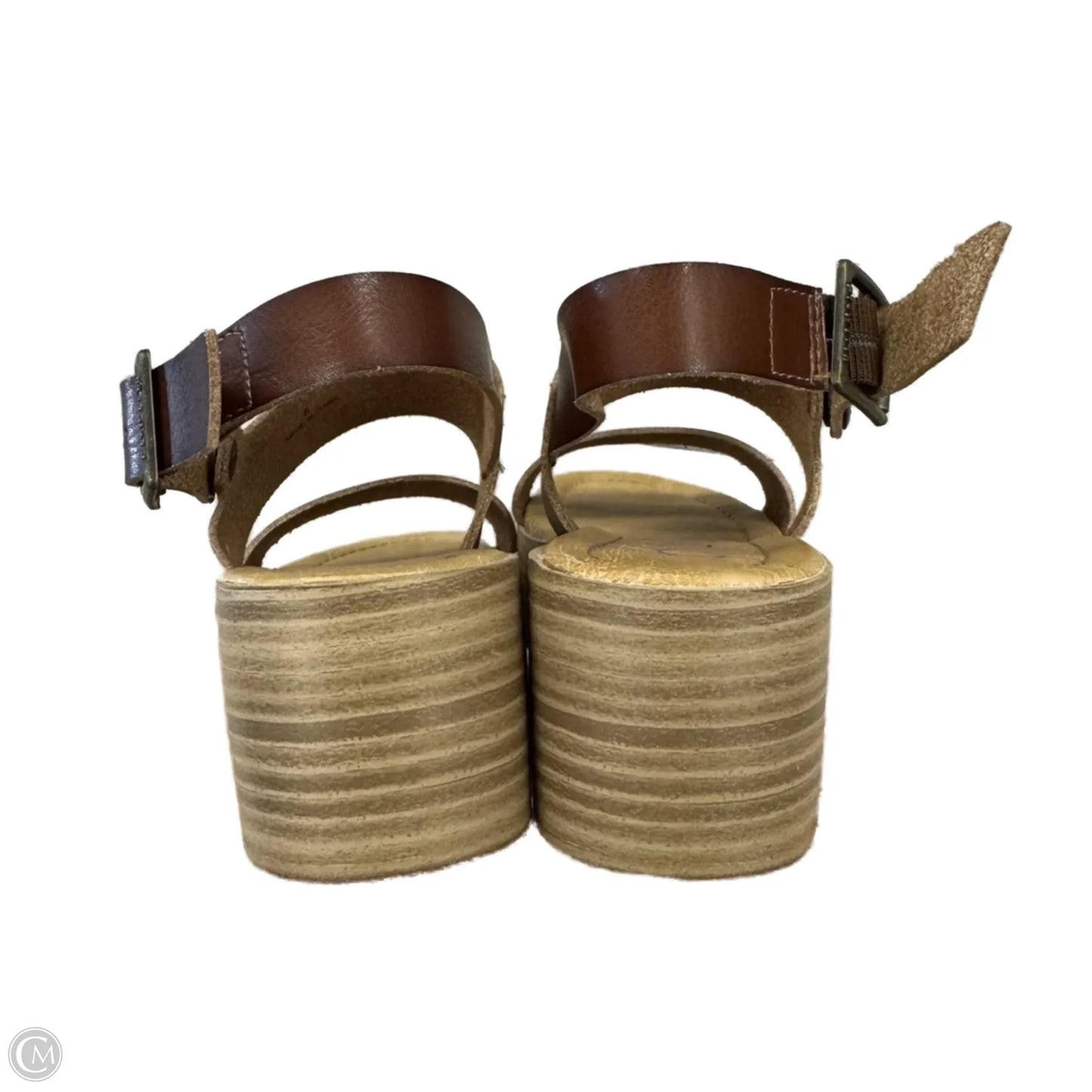 Sandals Heels Platform By Blowfish In Brown, Size: 6