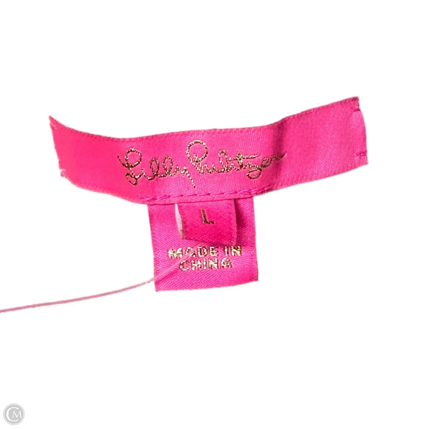 Sweater Cardigan Designer By Lilly Pulitzer In Gold, Size: L