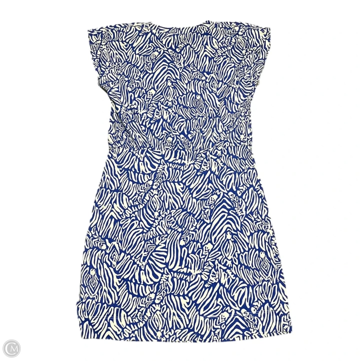 Dress Designer By Lilly Pulitzer In Blue & White, Size: S