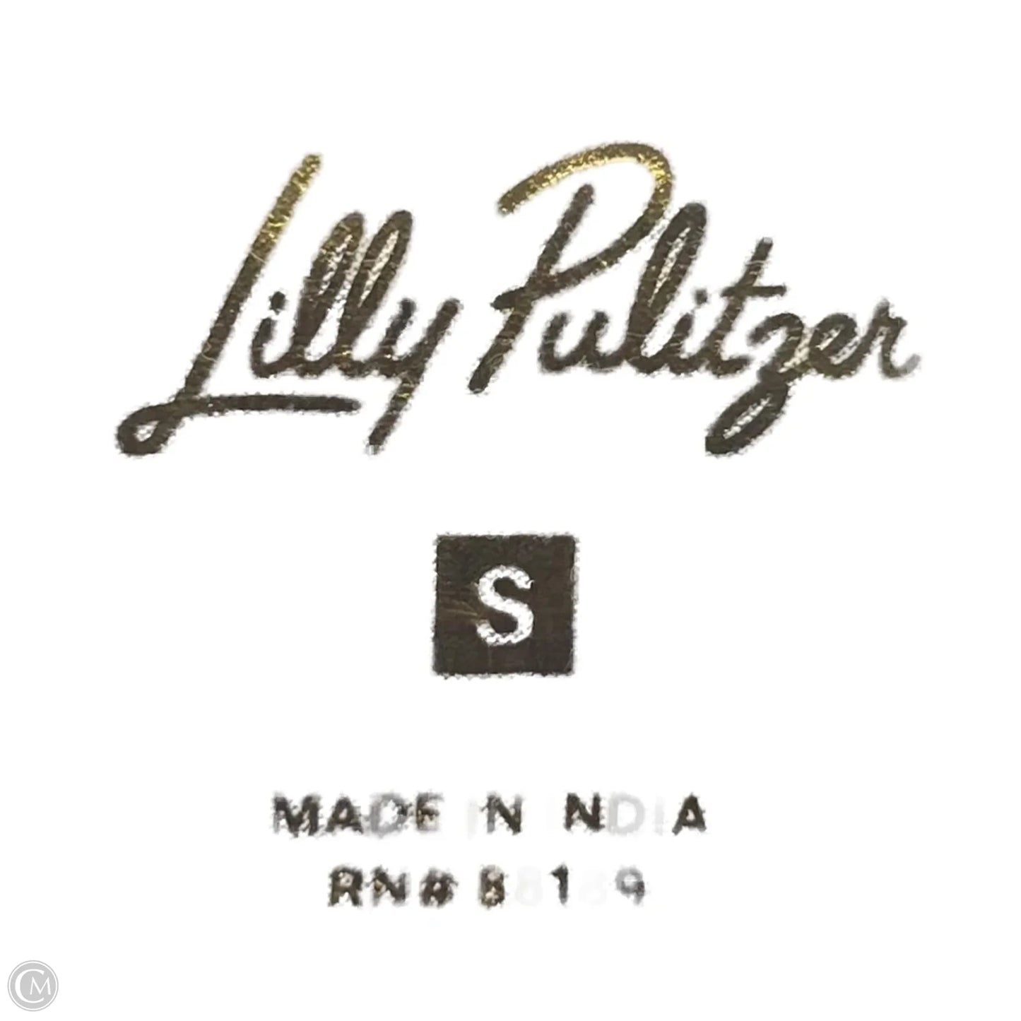 Dress Designer By Lilly Pulitzer In Blue & White, Size: S