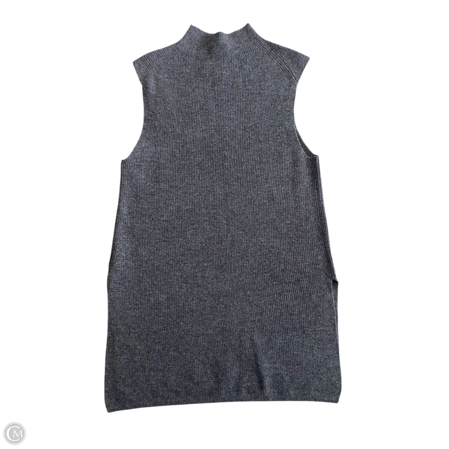 Top Sleeveless By Theory In Grey, Size: S