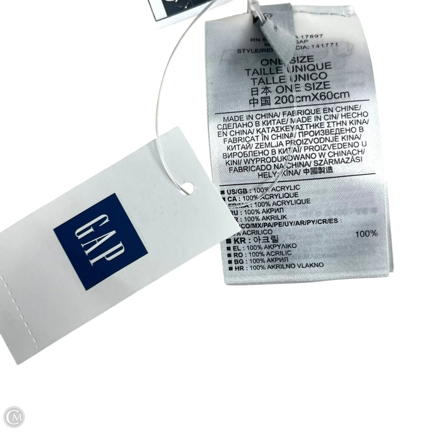 Scarf Winter By Gap In Blue & Cream