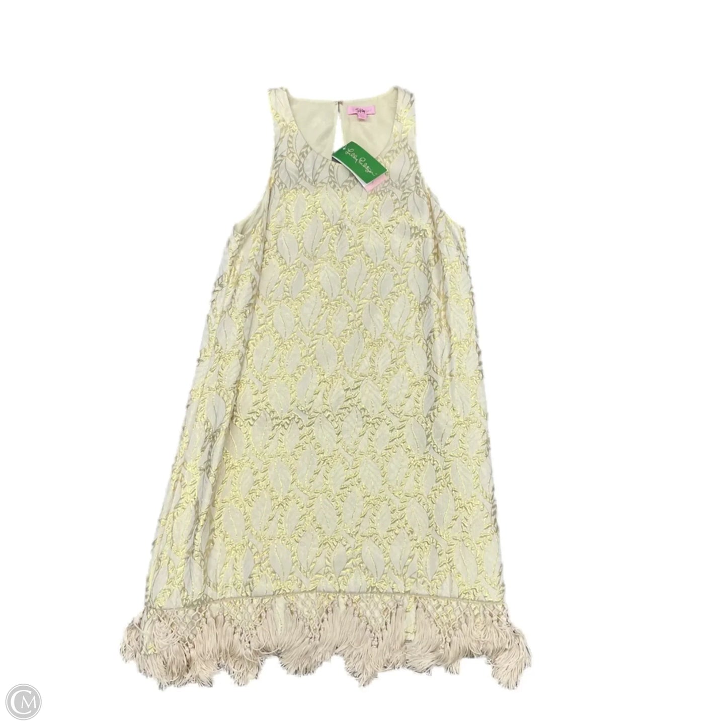 Dress Designer By Lilly Pulitzer In Gold, Size: S