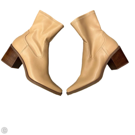 Boots Ankle Heels By Dolce Vita In Tan, Size: 10