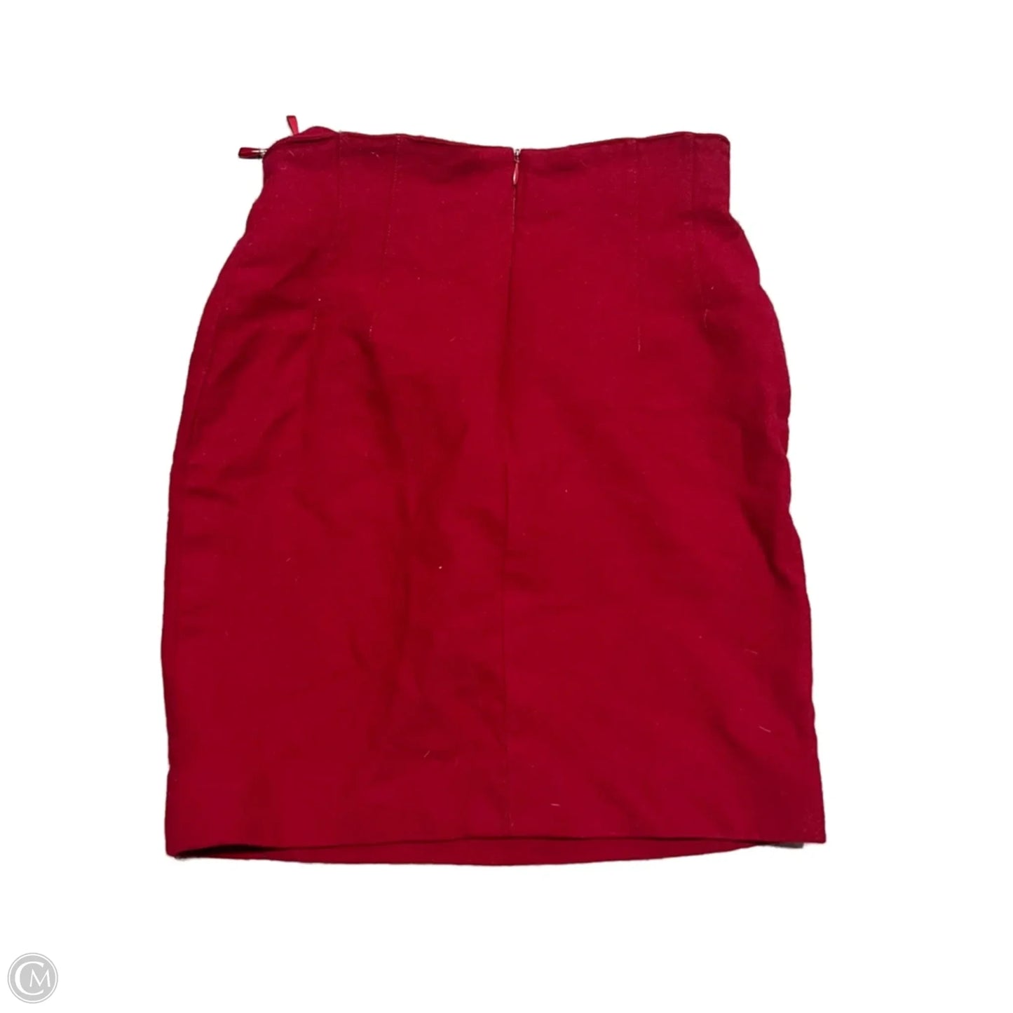 Skirt Designer By Escada In Red, Size: 8