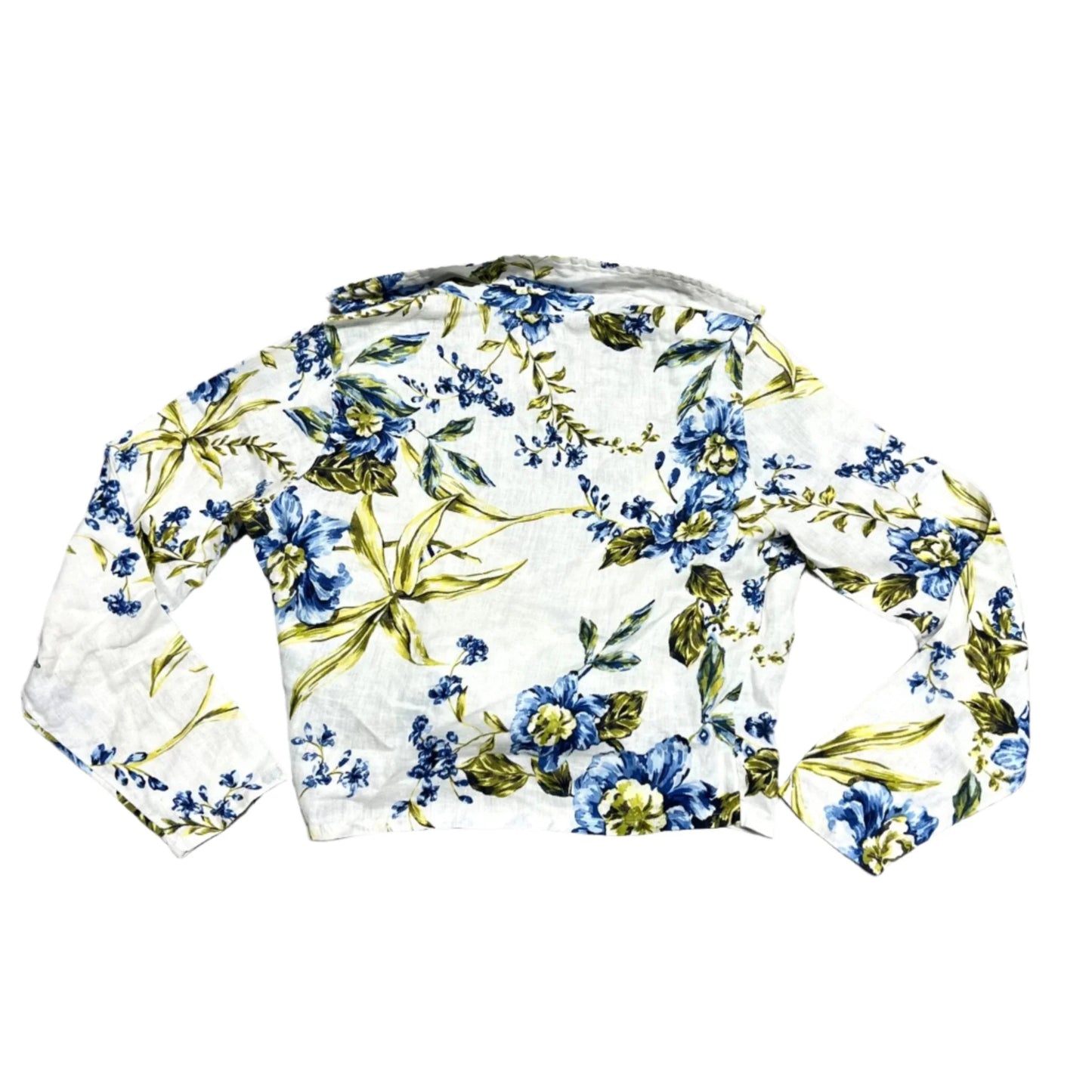 Top Long Sleeve By Joie In Blue & White, Size: M