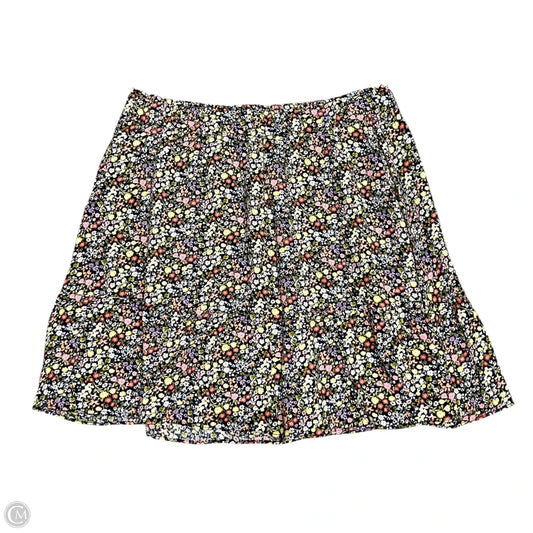 Skirt Mini & Short By Loft In Floral Print, Size: 8