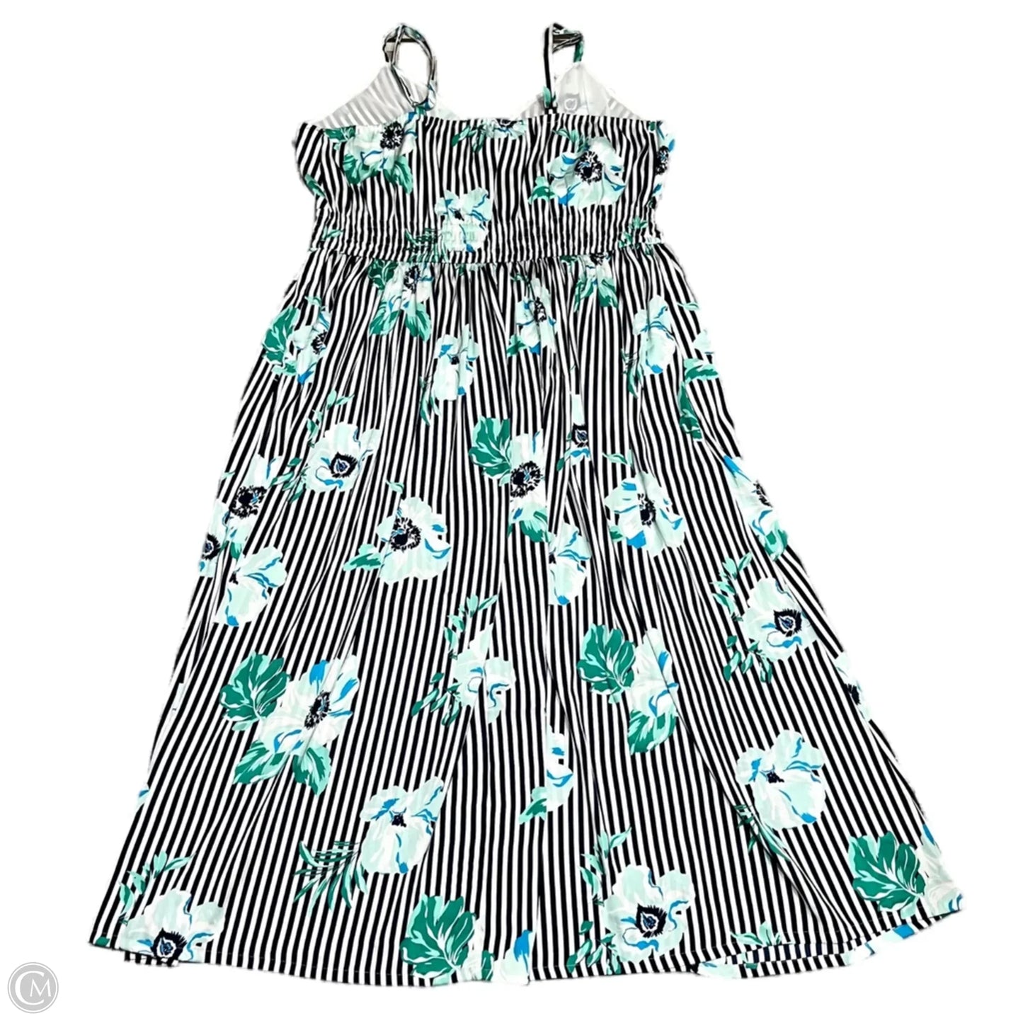 Dress Casual Maxi By Lane Bryant In Blue & White, Size: 3x