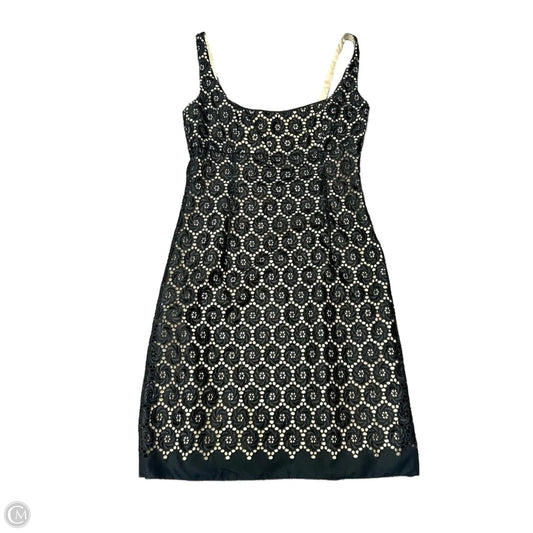 Dress Party Midi By Elie Tahari In Black & Cream, Size: M