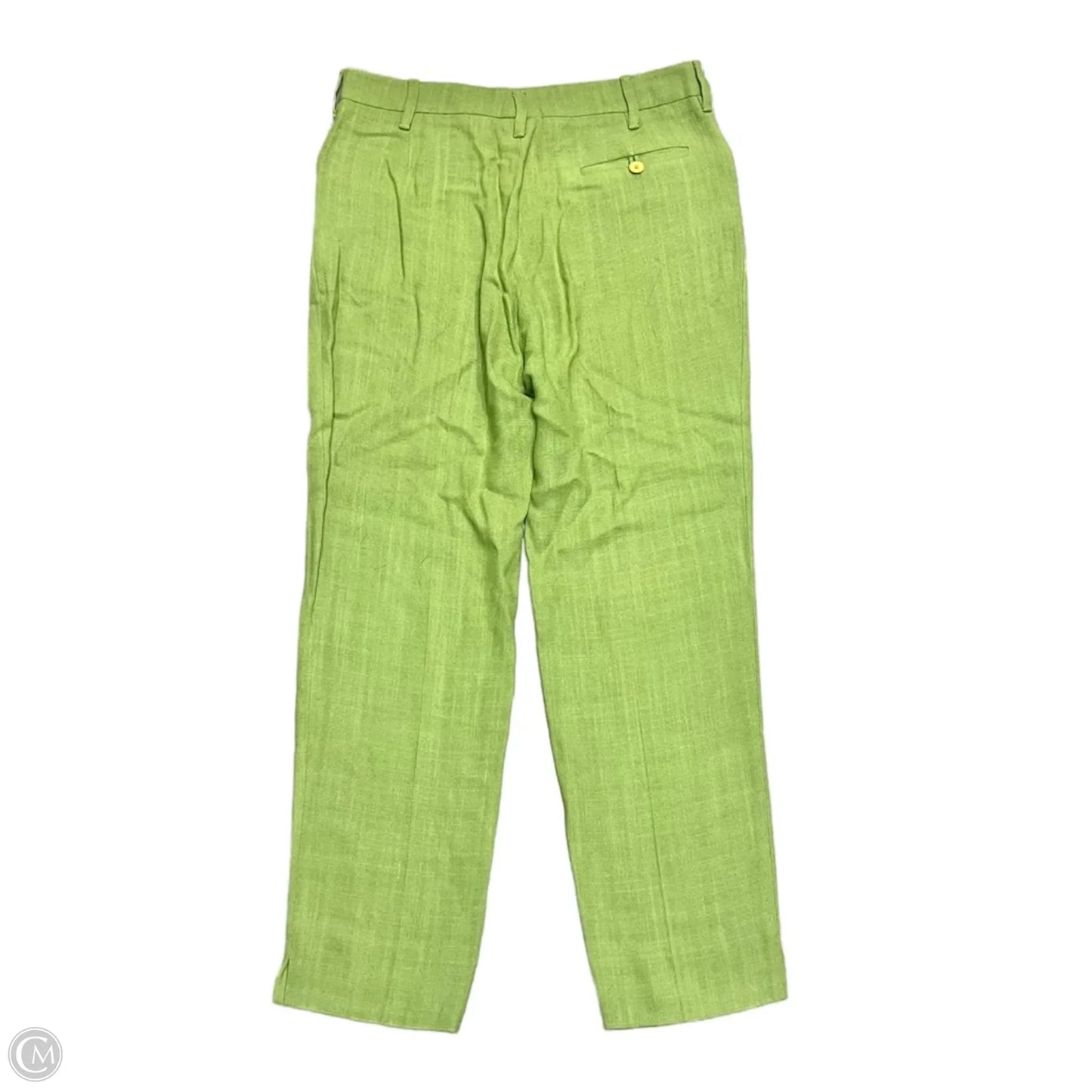 Pants Luxury Designer By Prada In Green, Size: 10