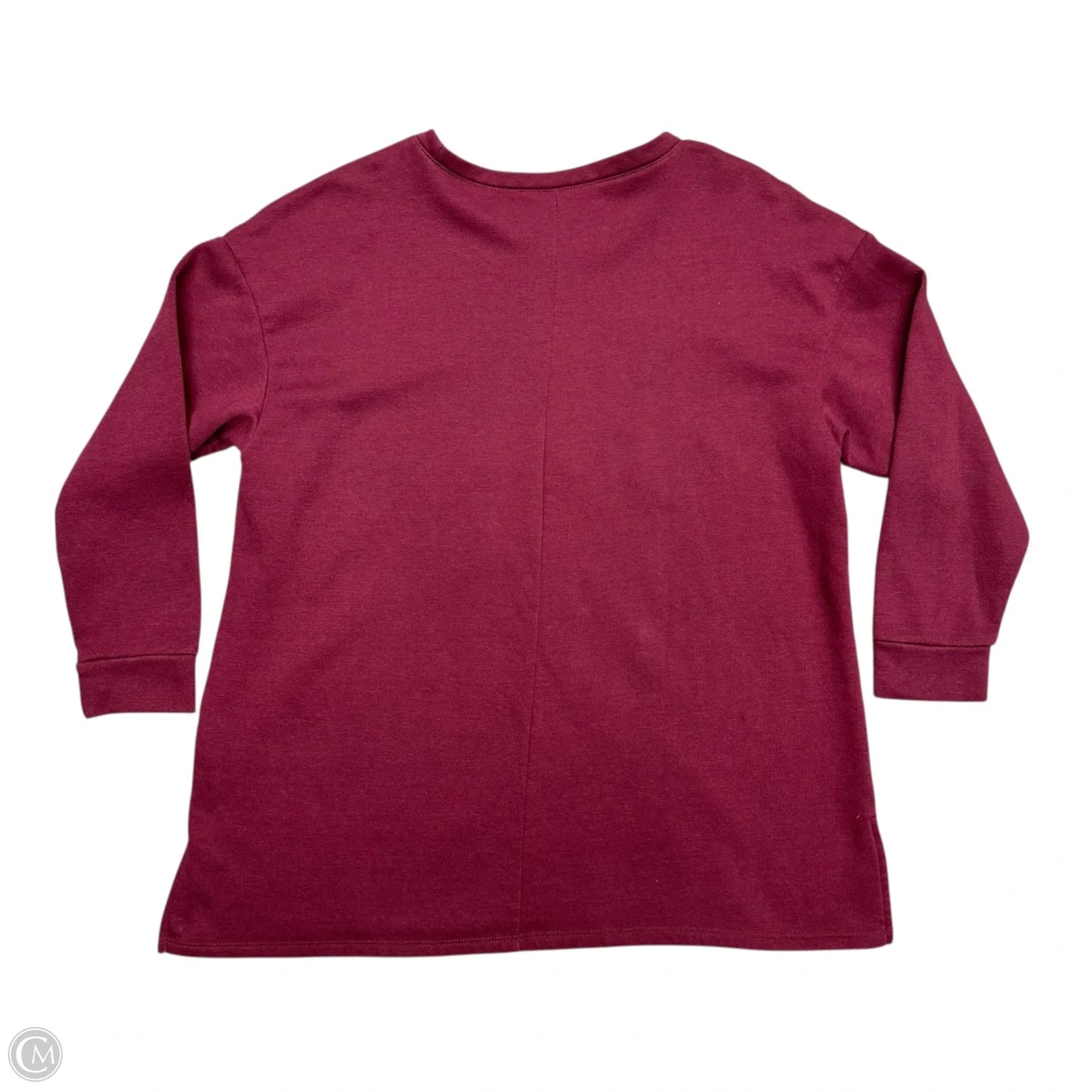 Sweatshirt Crewneck By Lane Bryant In Red, Size: 1x