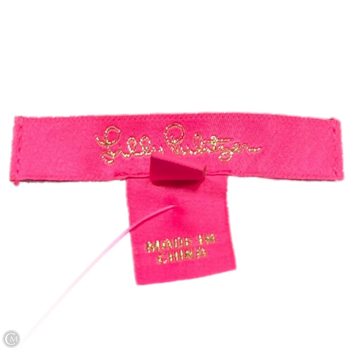 Top Sleeveless Designer By Lilly Pulitzer In Gold & Silver, Size: L