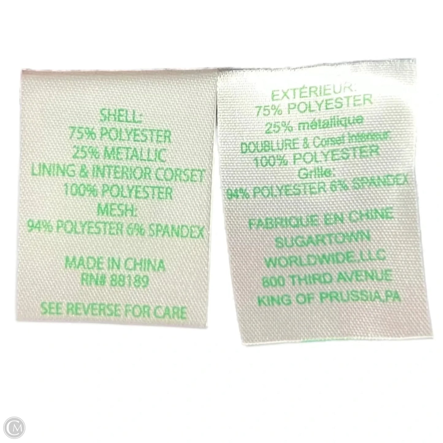 Top Sleeveless Designer By Lilly Pulitzer In Gold & Silver, Size: L