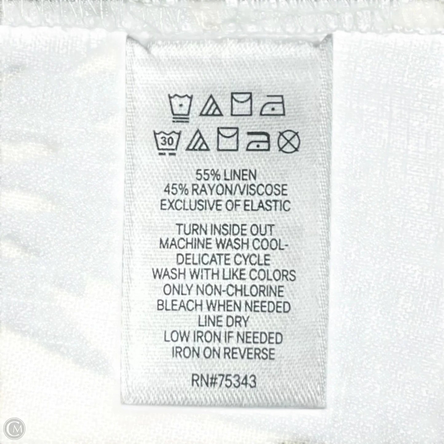 Dress Casual Maxi By Nicole Miller In Black & Cream, Size: L