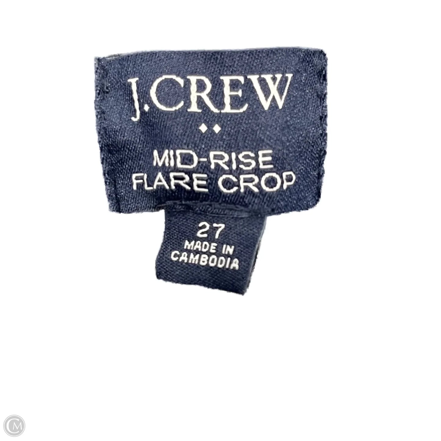 Jeans Flared By J. Crew In Blue Denim, Size: 4