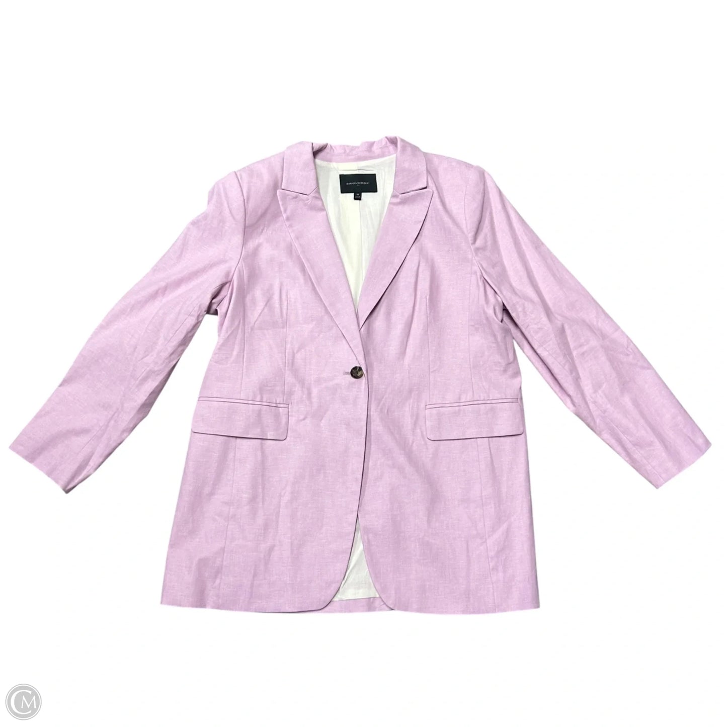 Blazer By Banana Republic In Purple, Size: 1x