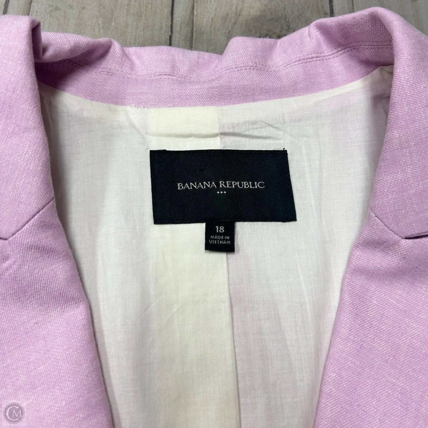 Blazer By Banana Republic In Purple, Size: 1x