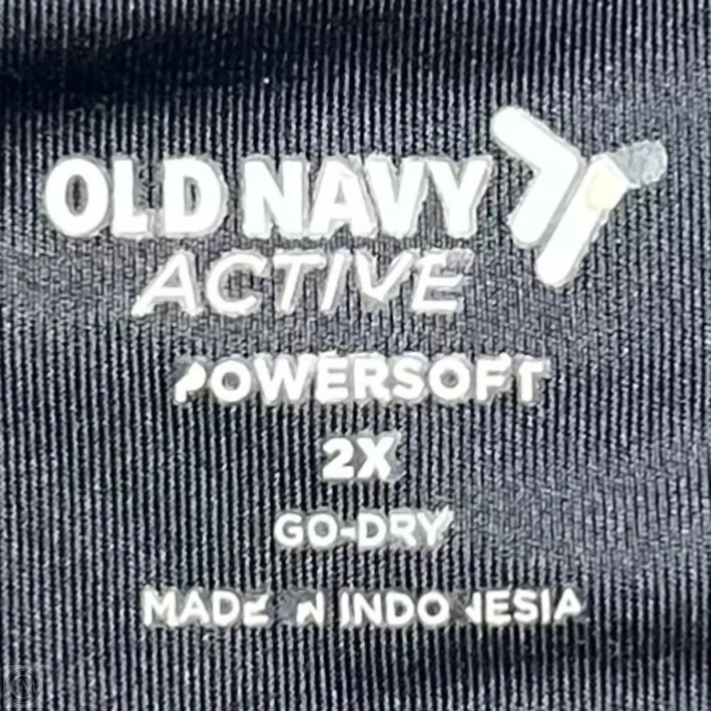 Athletic Top Long Sleeve Crewneck By Old Navy In Black, Size: 2x