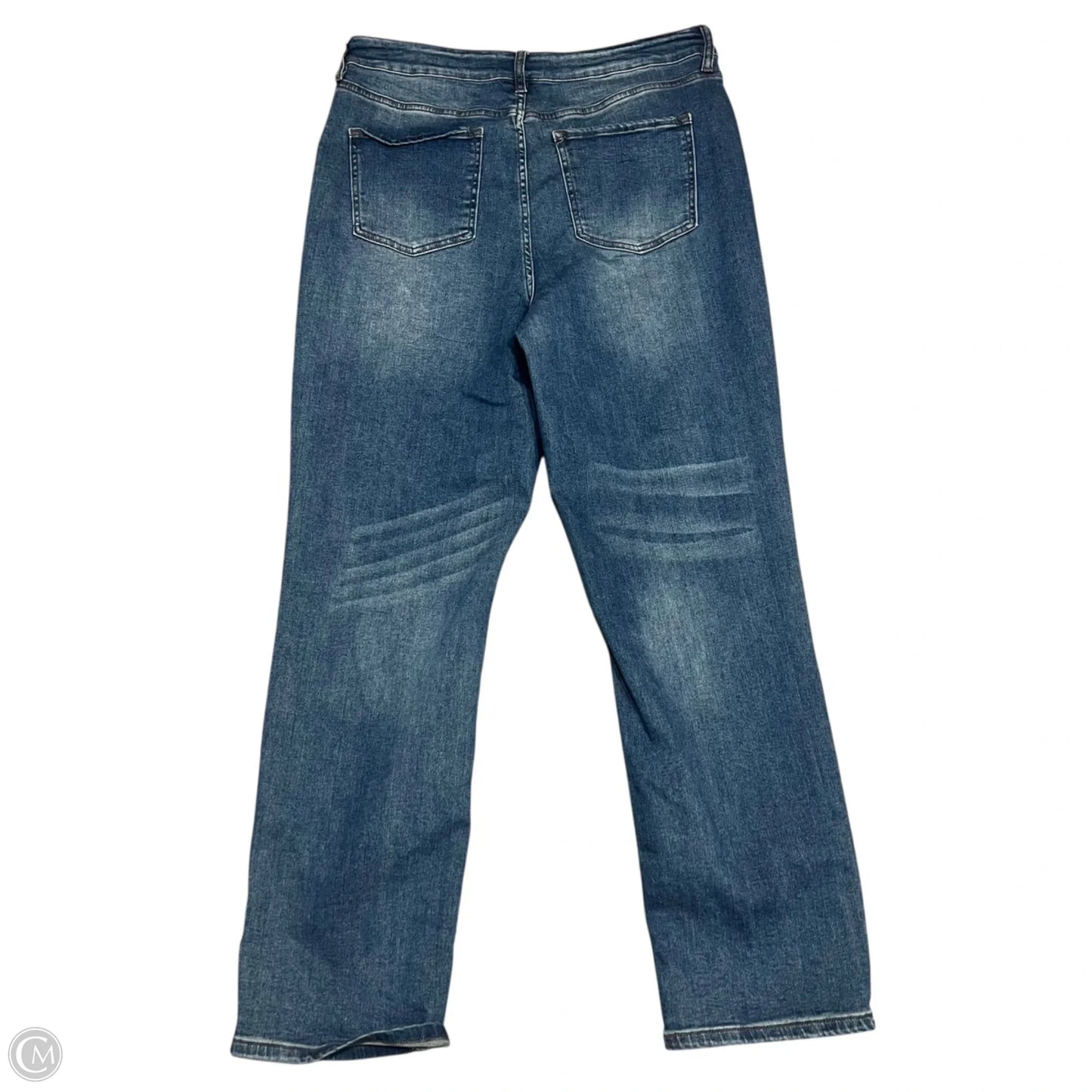 Jeans Straight By Fashion Nova In Blue Denim, Size: 16