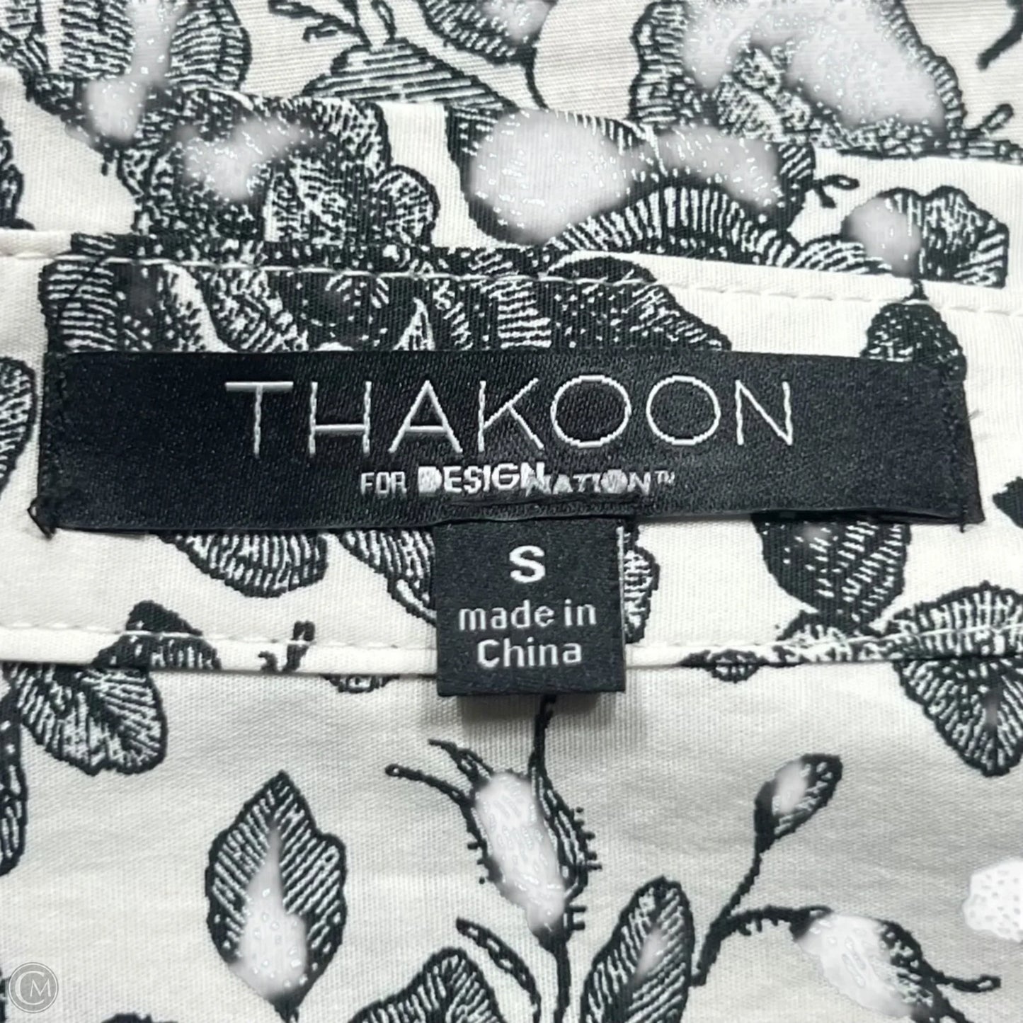 Top Long Sleeve By Thakoon In Black & White, Size: S