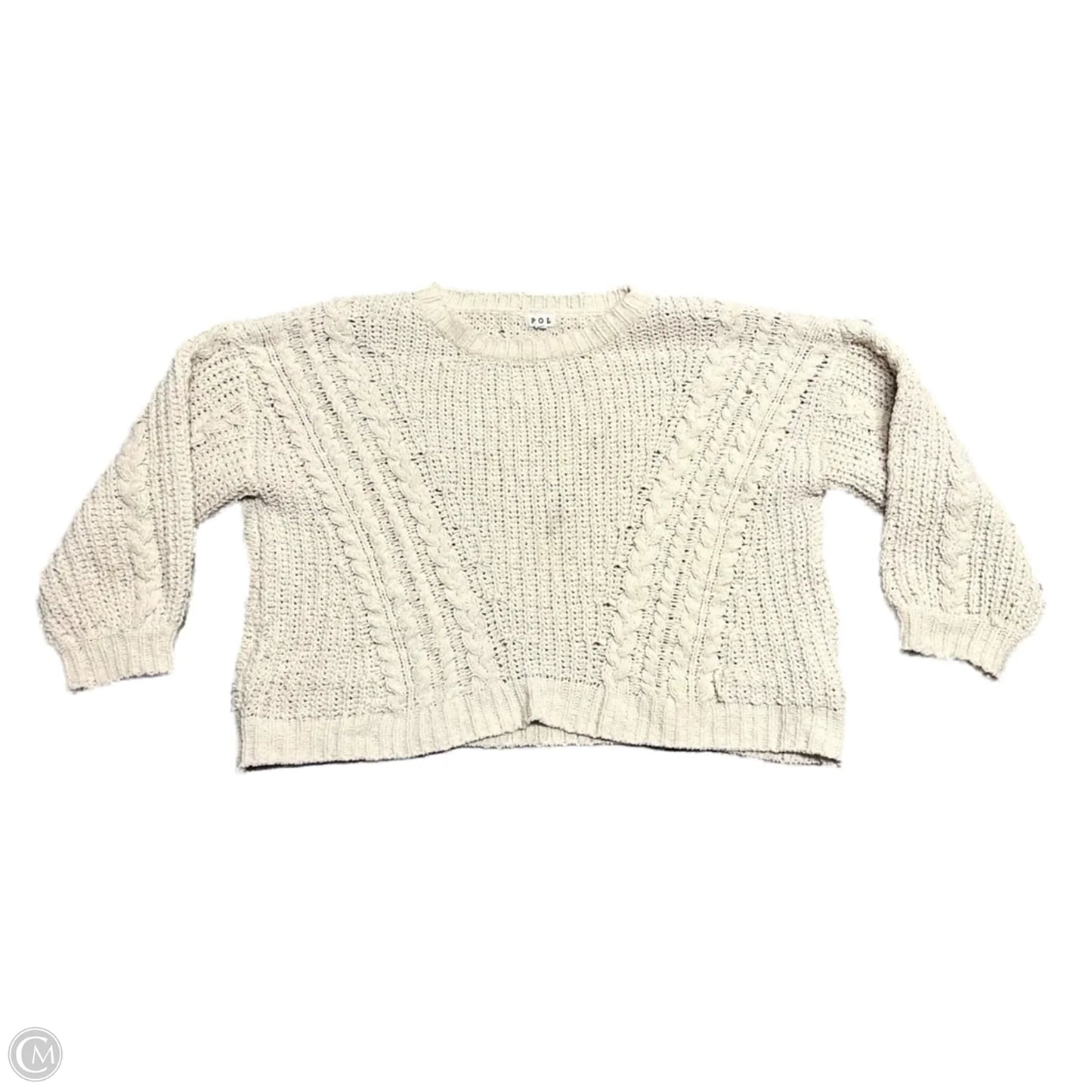 Sweater By Pol In Beige, Size: S