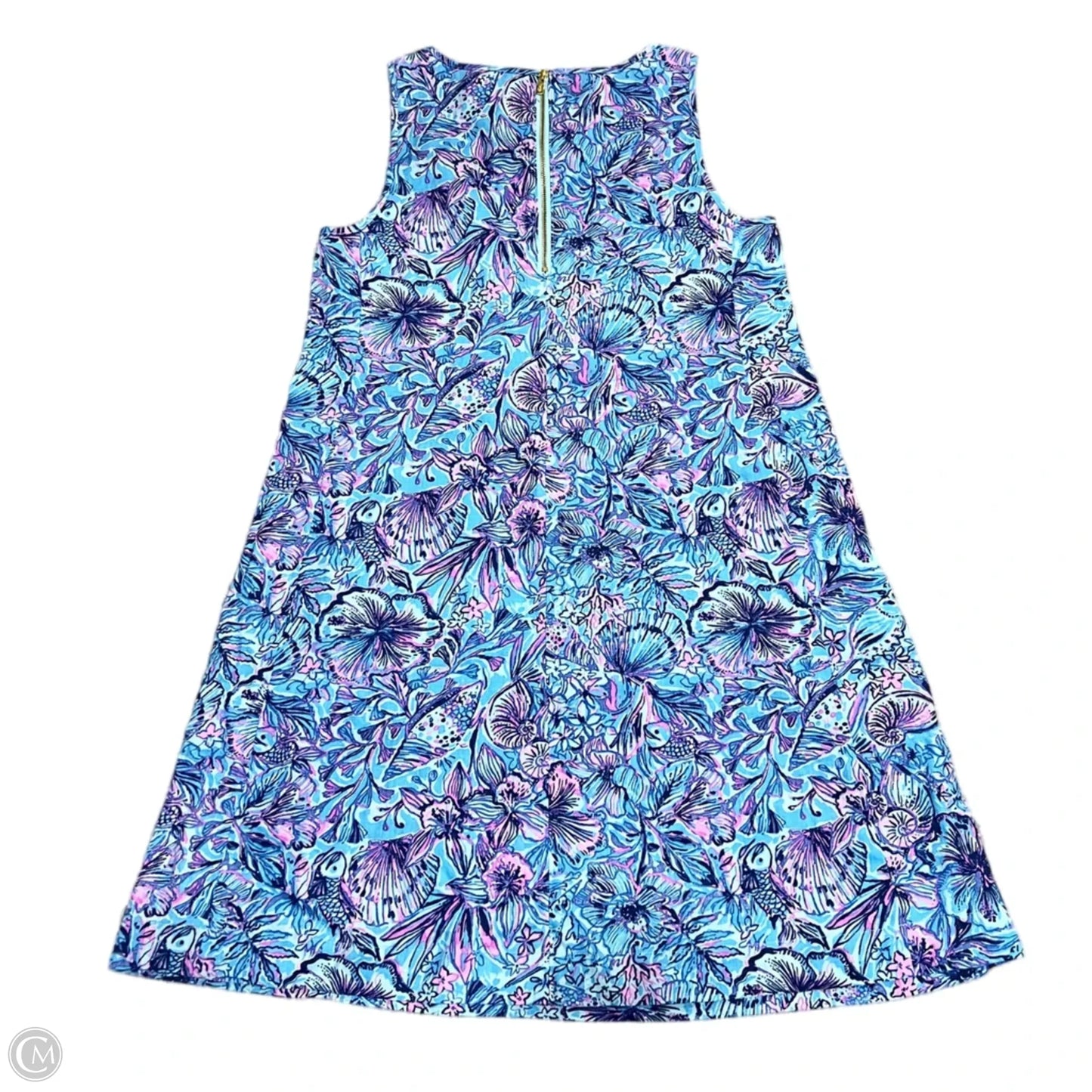 Dress Designer By Lilly Pulitzer In Blue & Purple, Size: Xs