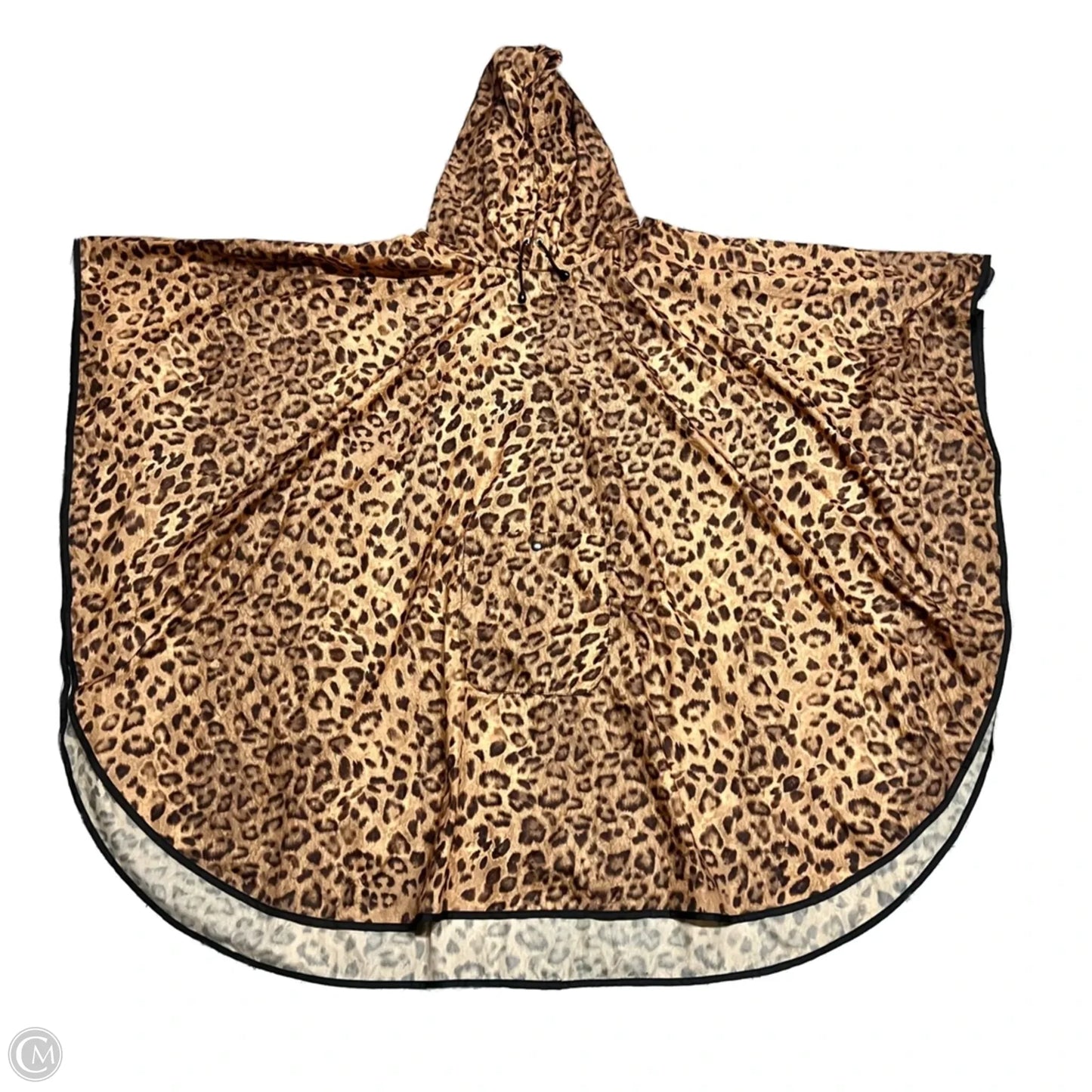 Poncho By Chicos In Leopard Print, Size: Osfm