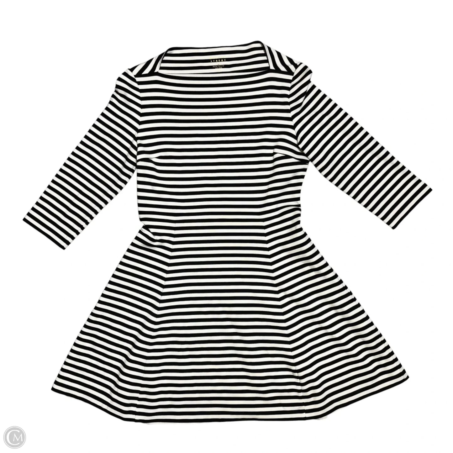 Dress Designer By Kate Spade In Striped Pattern, Size: M