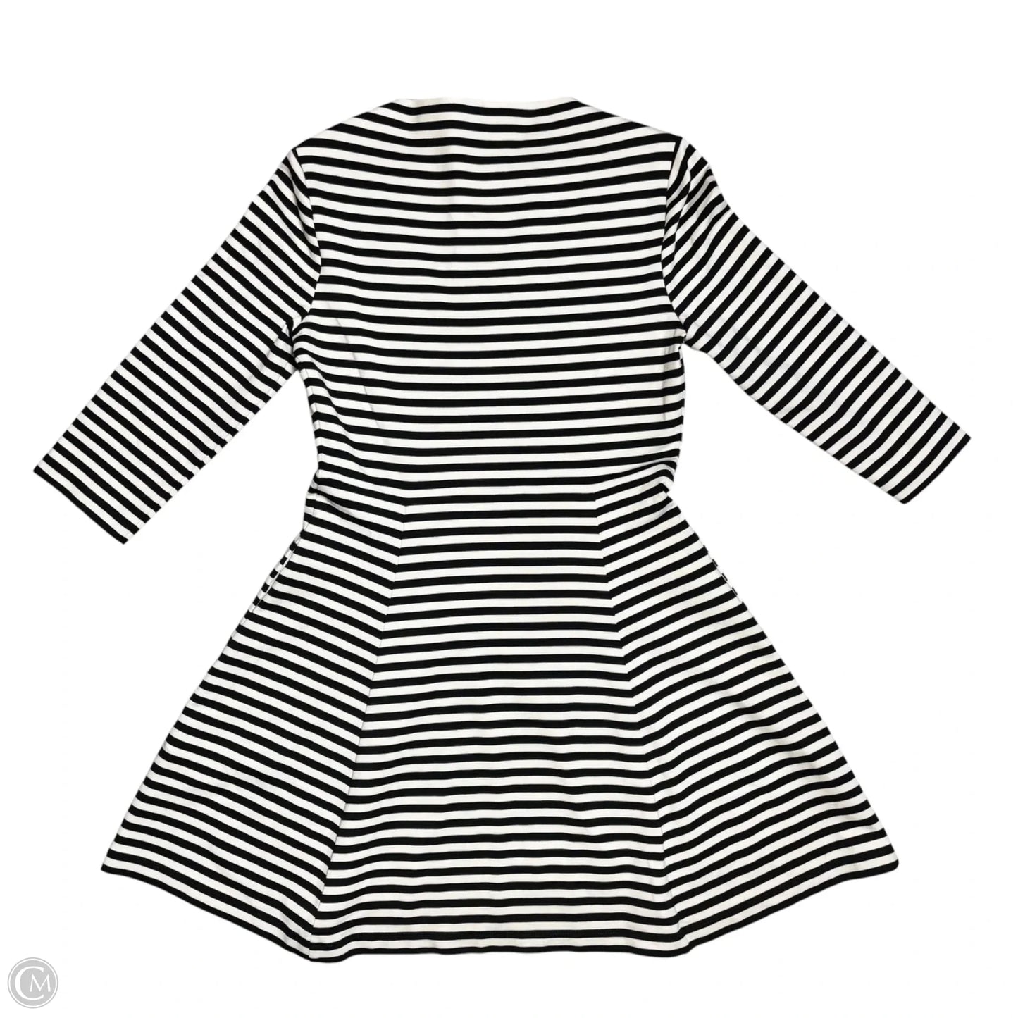 Dress Designer By Kate Spade In Striped Pattern, Size: M