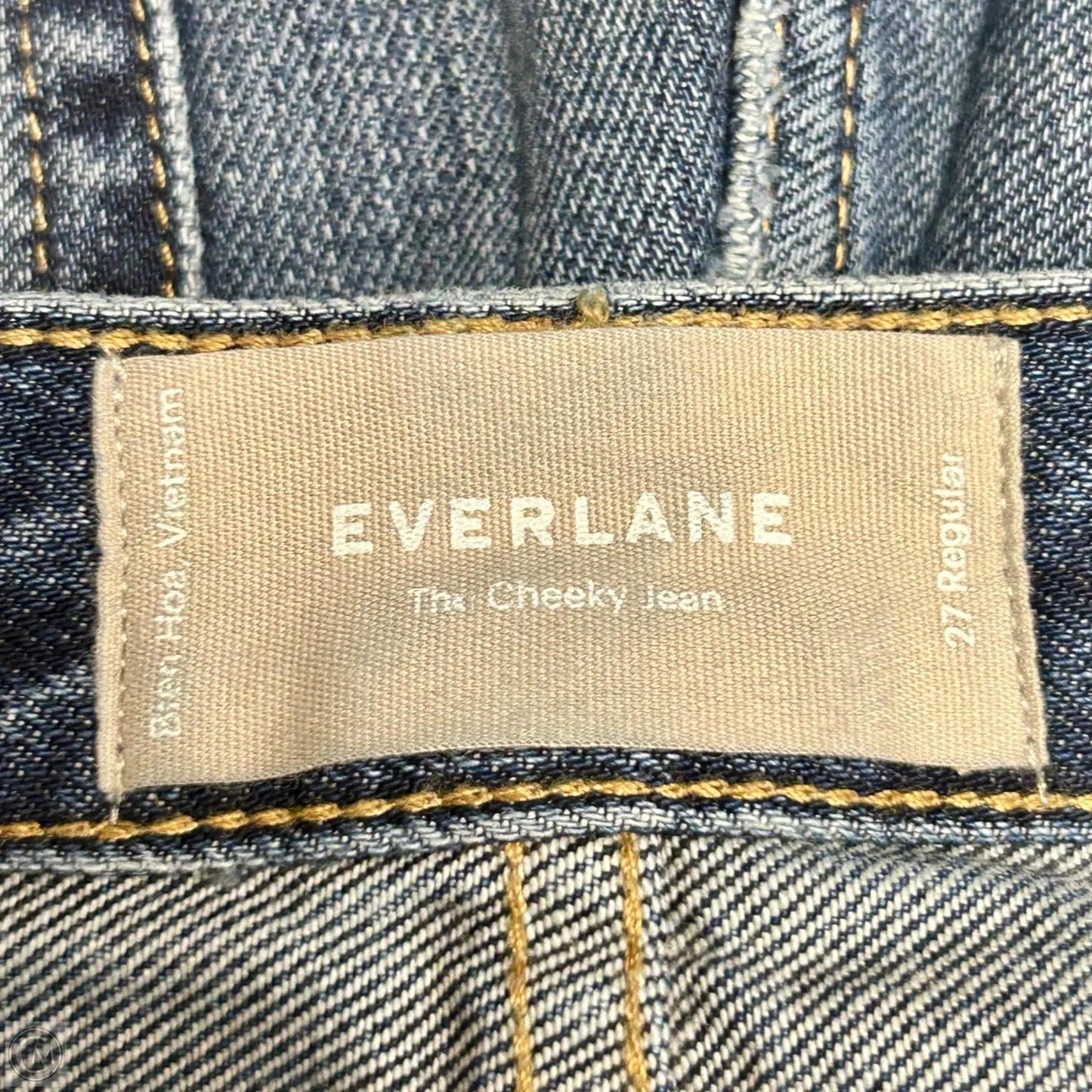 Jeans Straight By Everlane In Blue Denim, Size: 4