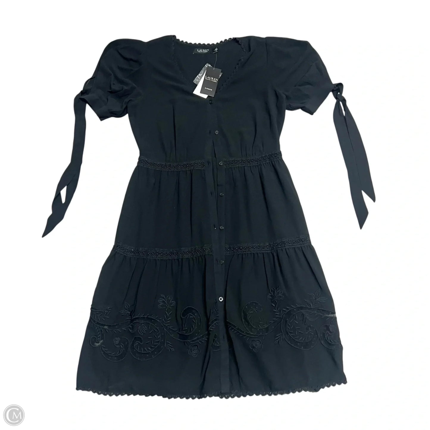 Dress Casual Short By Lauren By Ralph Lauren In Black, Size: S