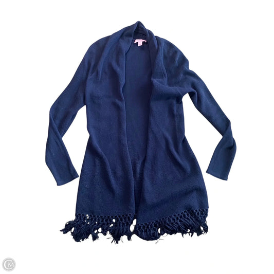 Sweater Cardigan Designer By Lilly Pulitzer In Blue, Size: Xs
