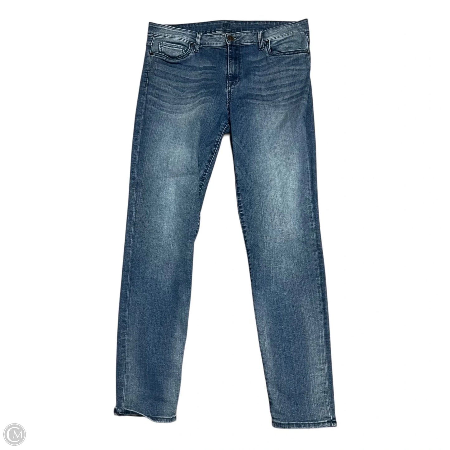 Jeans Skinny By Kut In Blue Denim, Size: 14