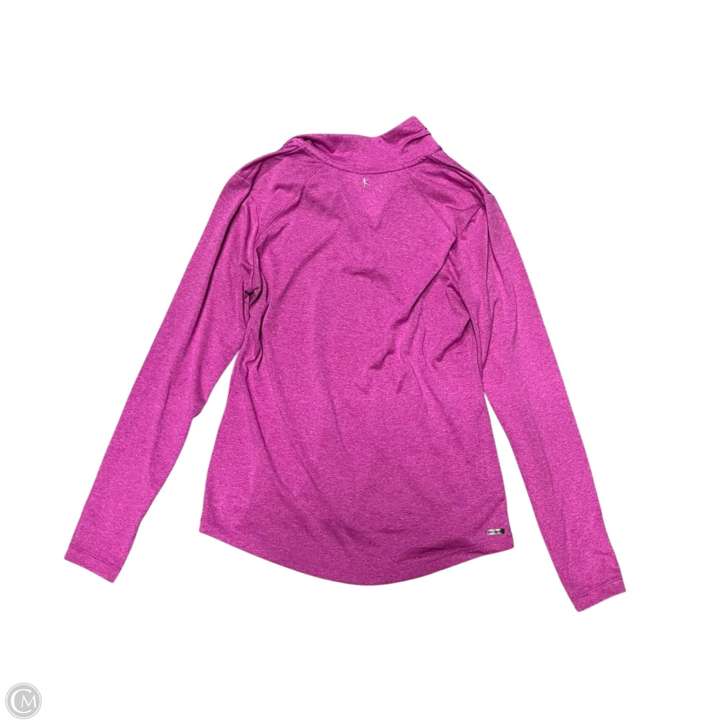 Athletic Top Long Sleeve Collar By Danskin In Purple, Size: M