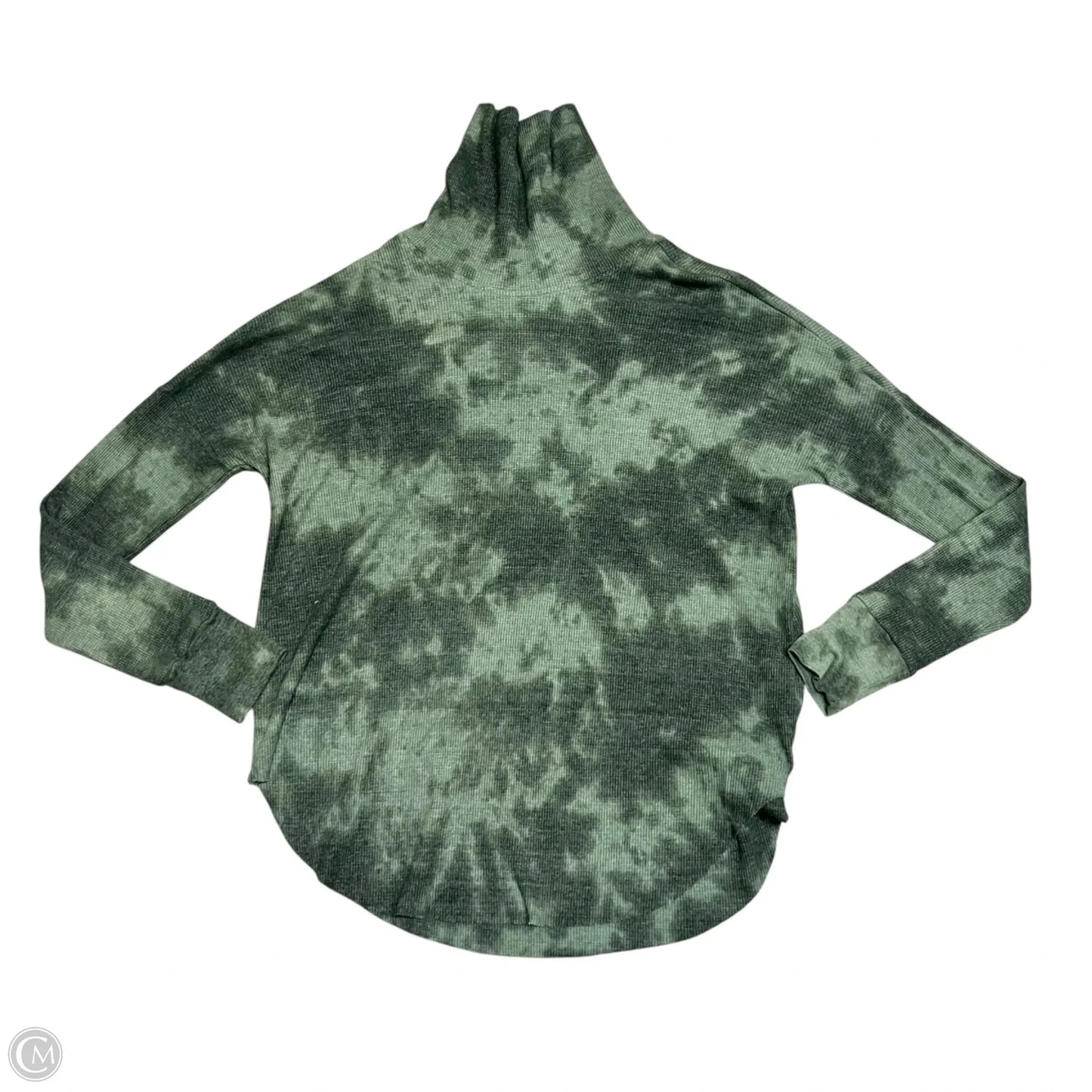Top Long Sleeve By Michael Stars In Green, Size: S