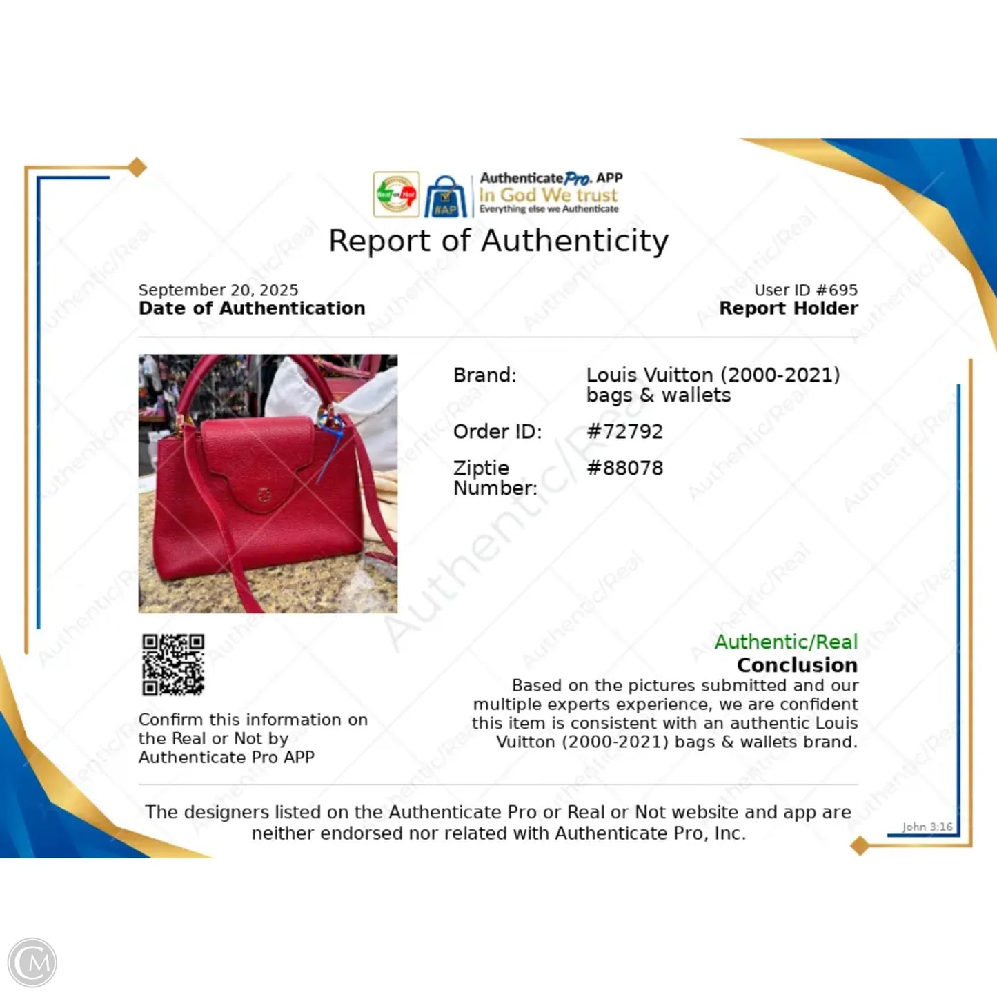 Handbag Luxury Designer By Louis Vuitton, Size: Medium